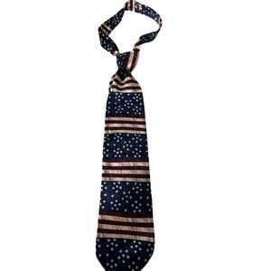 Tango by Max Raab Men’s Tie Americana Series Starry Flowers of Liberty Vintage